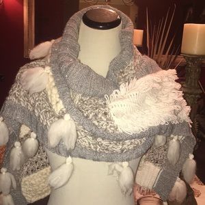 Gray & White Noonday Scarf